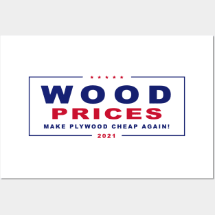 Make Plywood Cheap Again! Election Sign Parody Design Posters and Art